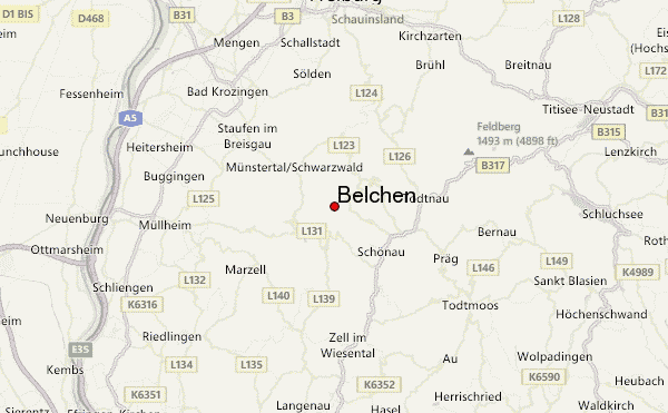 Belchen Location Map