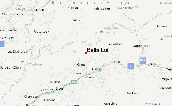 Bella Lui Location Map