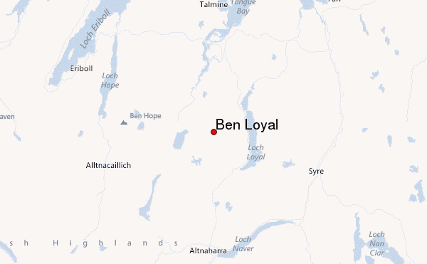 Ben Loyal Location Map