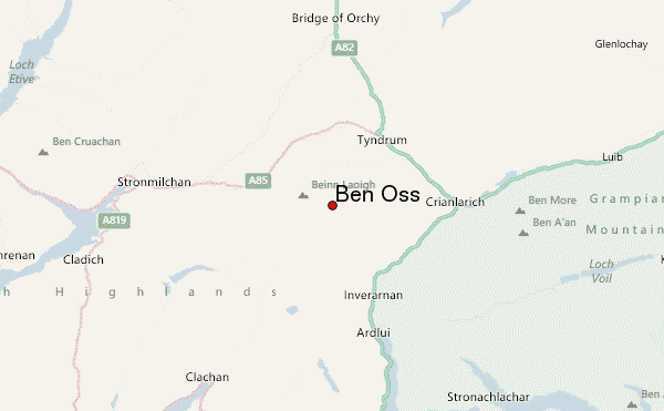Ben Oss Location Map