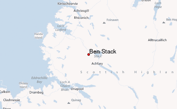 Ben Stack Location Map