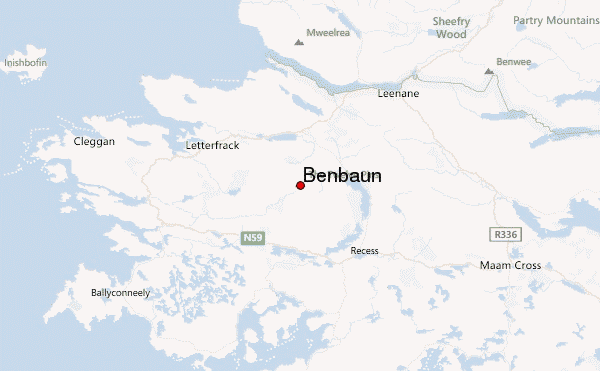 Benbaun Location Map