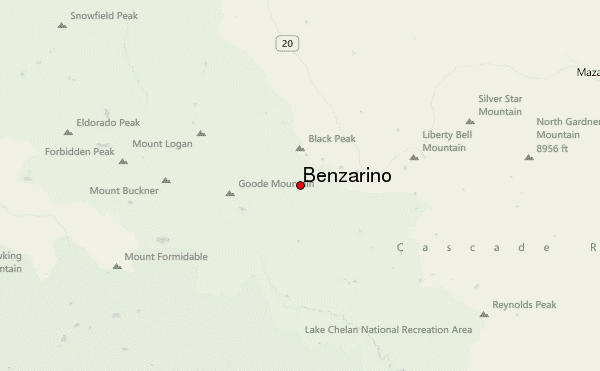 Benzarino Location Map