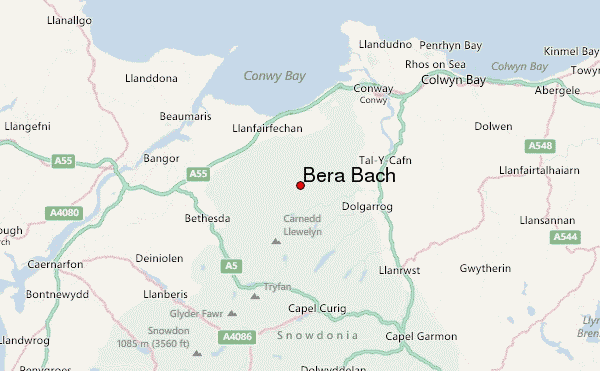 Bera Bach Location Map