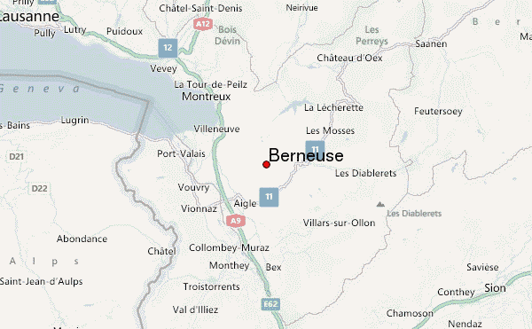 Berneuse Location Map