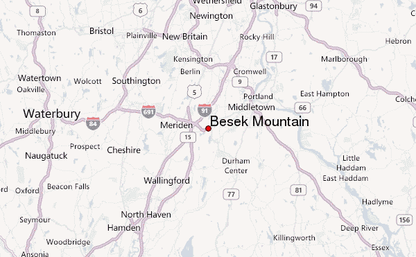 Besek Mountain Location Map