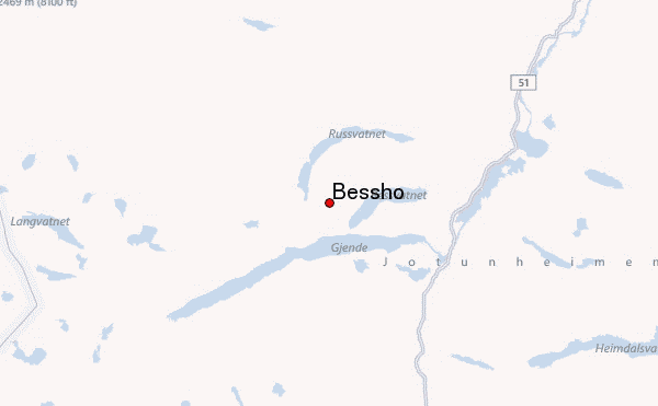 Besshø Location Map