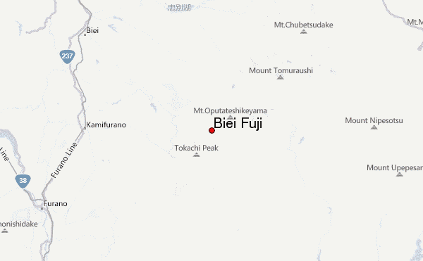 Biei Fuji Location Map