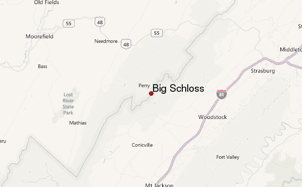 Big Schloss Location Map