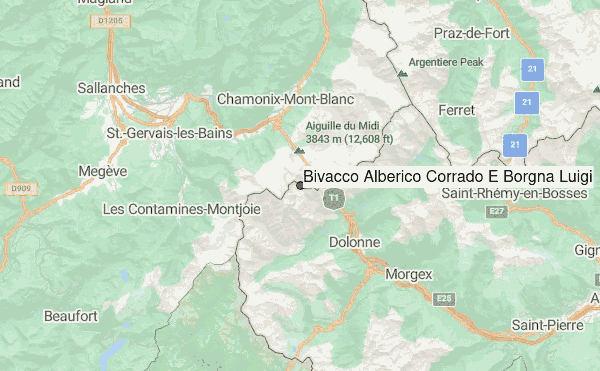 Bivacco Alberico Corrado E Borgna Luigi Location Map