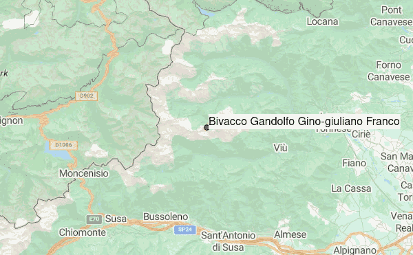Bivacco Gandolfo Gino/giuliano Franco Location Map