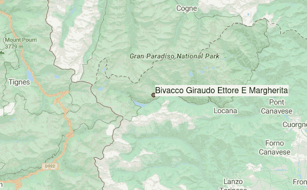 Bivacco Giraudo Ettore E Margherita Location Map