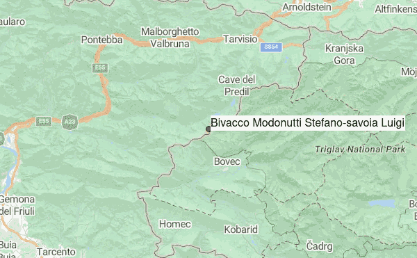 Bivacco Modonutti Stefano/savoia Luigi Location Map