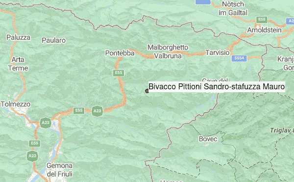 Bivacco Pittioni Sandro/stafuzza Mauro Location Map
