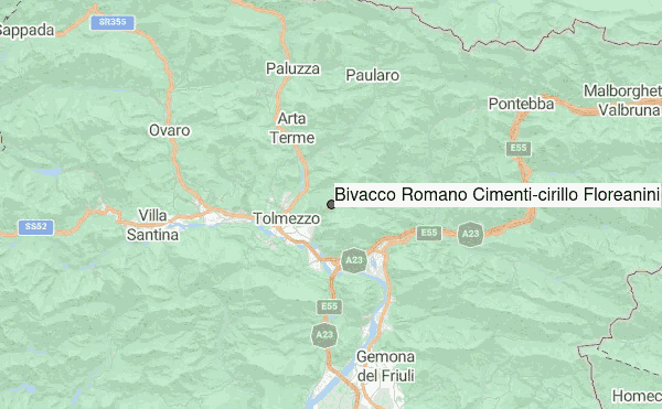Bivacco Romano Cimenti/cirillo Floreanini Location Map