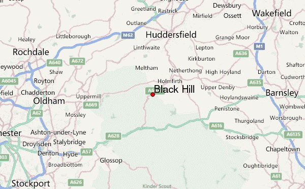 Black Hill Location Map