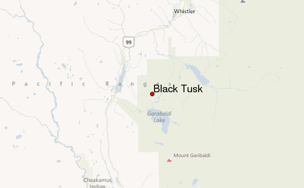 Black Tusk Location Map