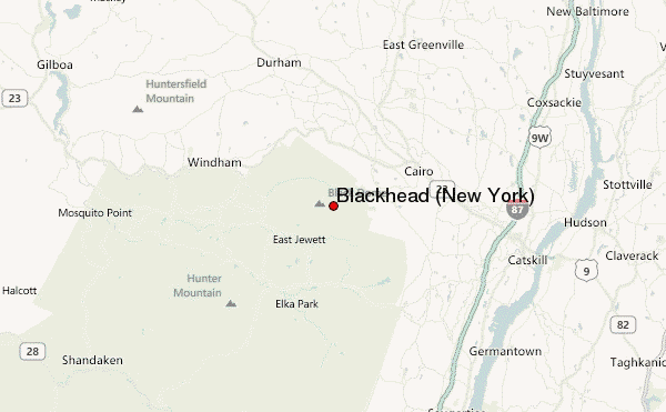 Blackhead (New York) Location Map