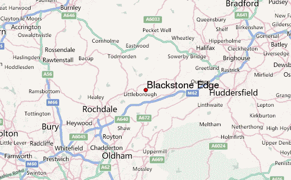 Blackstone Edge Location Map