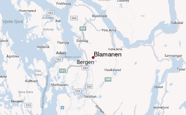 Blåmanen Location Map