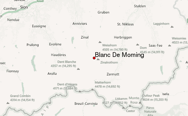 Blanc De Moming Location Map