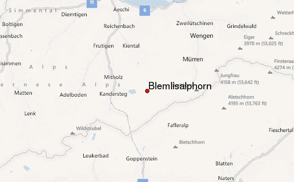 Blemlisalphorn Location Map