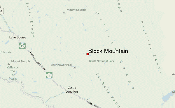 Block Mountain Location Map