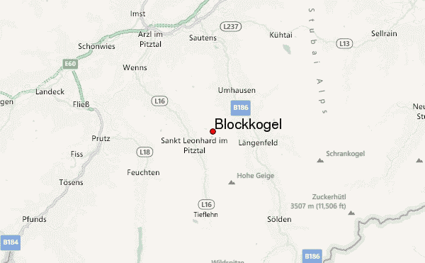 Blockkogel Location Map