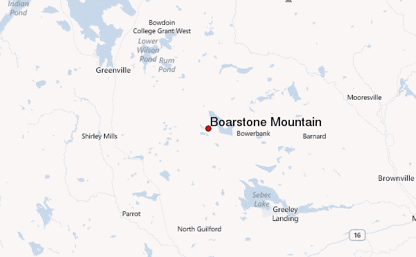 Boarstone Mountain Location Map