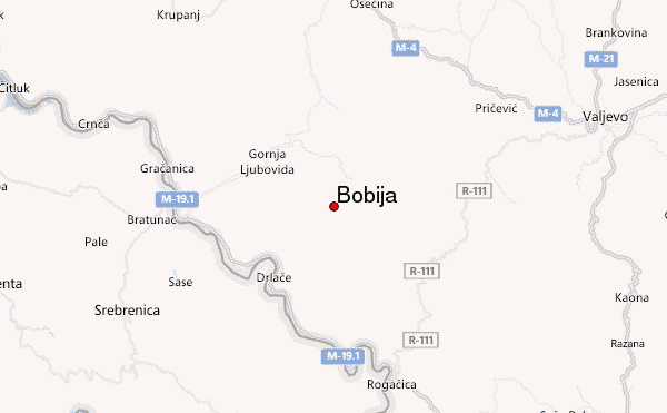 Bobija Location Map
