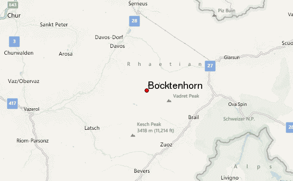Bocktenhorn Location Map