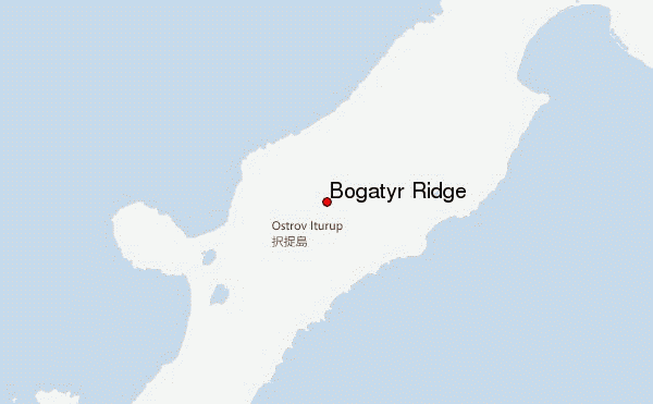 Bogatyr Ridge Location Map