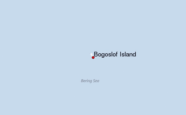 Bogoslof Island Location Map
