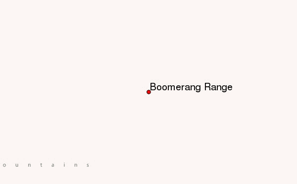 Boomerang Range Location Map