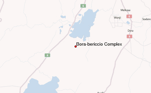 Bora-bericcio Complex Location Map