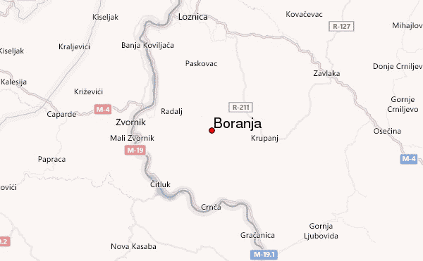 Boranja Location Map
