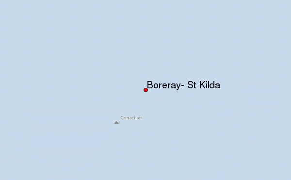 Boreray, St Kilda Location Map