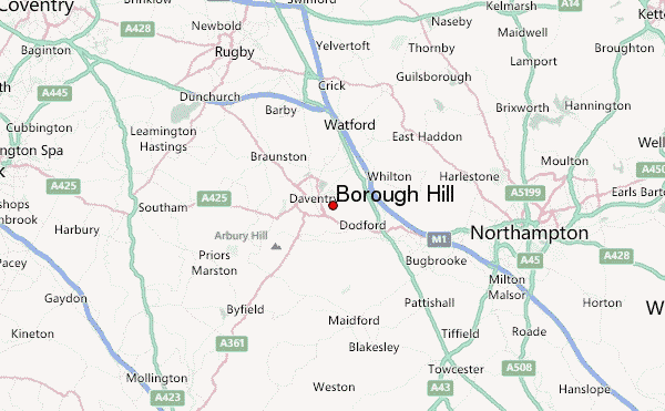 Borough Hill Location Map