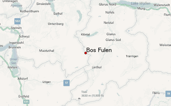Bös Fulen Location Map