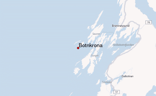 Botnkrona Location Map