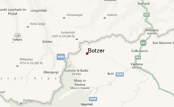 Botzer Location Map