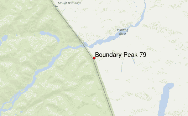 Boundary Peak 79 Location Map