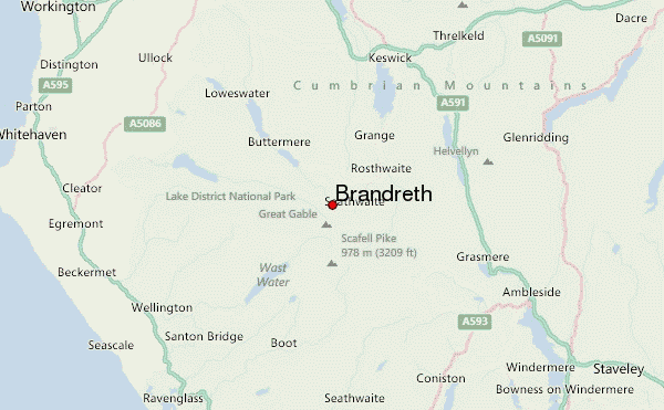 Brandreth Location Map