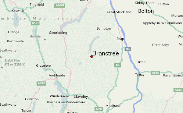 Branstree Location Map
