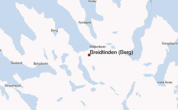 Breidtinden (Berg) Location Map