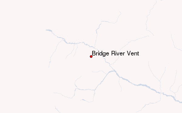 Bridge River Vent Location Map