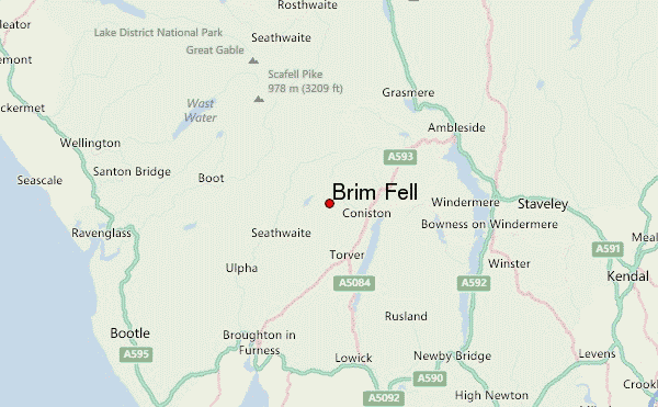 Brim Fell Location Map