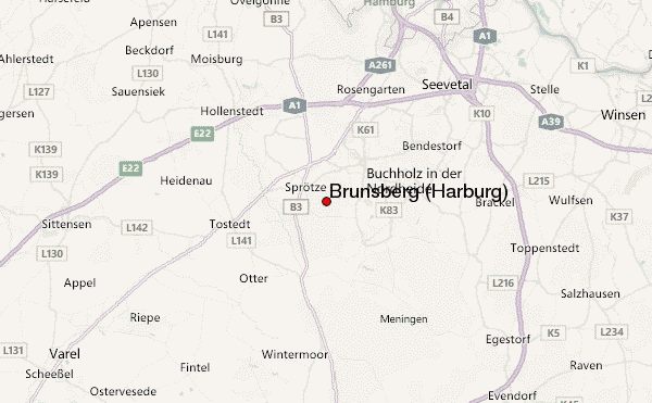 Brunsberg (Harburg) Location Map