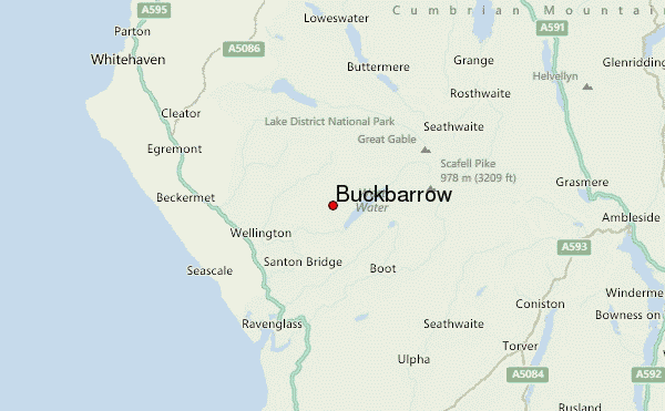 Buckbarrow Location Map