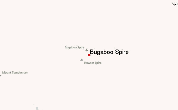 Bugaboo Spire Location Map